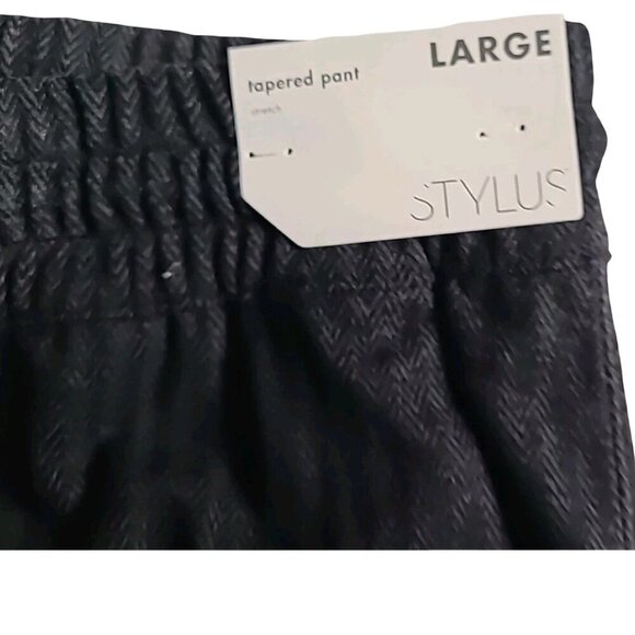 Stylus Size Large Men's Tapered Knit Pocket Drawstring Jogger Tapered Pant. New - Picture 3 of 6